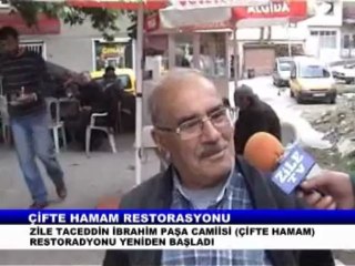 Zile de çifte hamam restorasyonu