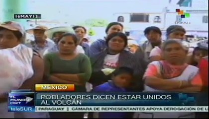 México: mágico vínculo entre pobladores y el volcán Popocatépetl