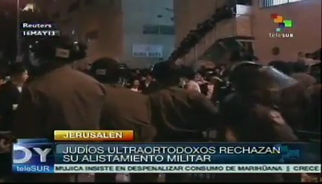 Judíos ultraortodoxos rechazan prestar servicio militar