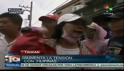 Aumenta tensión entre Taiwan y Filipinas