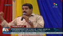 El Gobierno revolucionario está gobernando en la calle: Pdte. Maduro
