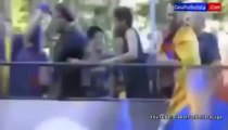 Pain in Spain as Barca team mates clash on bus