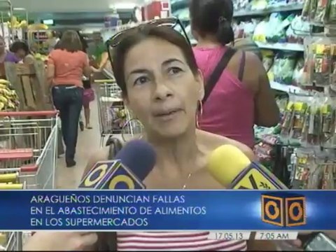 Colas en mercados de Maracay para comprar productos básicos