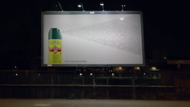 ORPHEA Panneau Publicitaire Insecticide