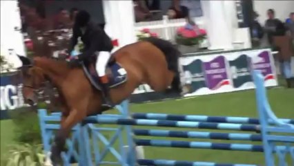 Guillaume Canet en compétition au jumping de La Baule