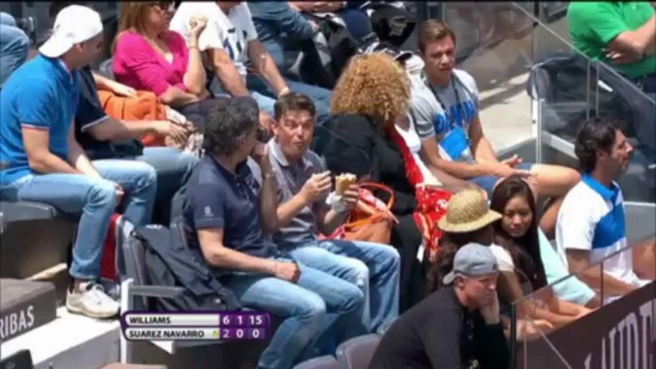 Roma - El 'ciclón' Serena Williams arrasa a Carla Suárez (6-2 6-0)