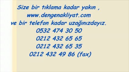 DENGE Evden Eve Nakliyat ve Taşımacılık Hizmetleri