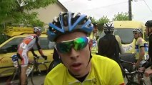 Interview de Philip Lavery de l'Amicale Cycliste Bisontine en jaune