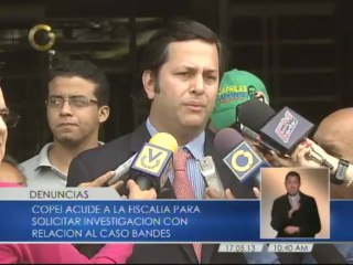 Copei pidió a Fiscalía investigar el caso Bandes