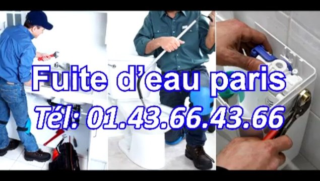 Fuite d’eau paris Tél: 01.43.66.43.66