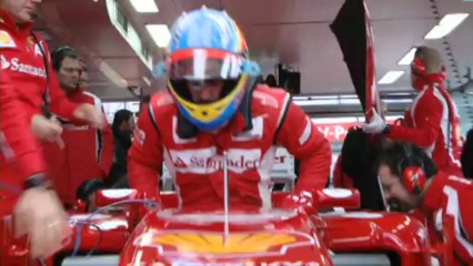 La Ferrari F150 en piste à Fiorano