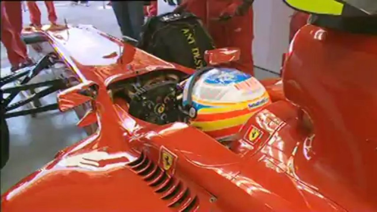 Alonso et Massa en démo à Valencia