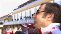 Alonso et Massa dans des Ferrari historiques