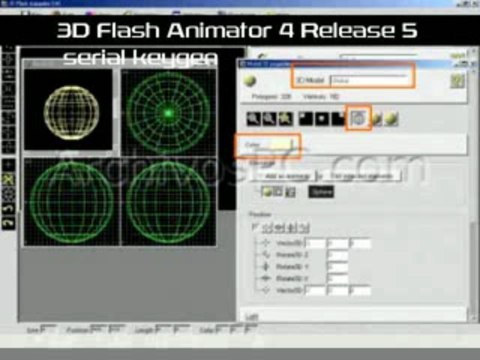 3D Flash Animator 4 Release 5 © Générateur de clé Télécharger gratuitement