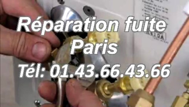 Réparation fuite paris Tél: 01.43.66.43.66