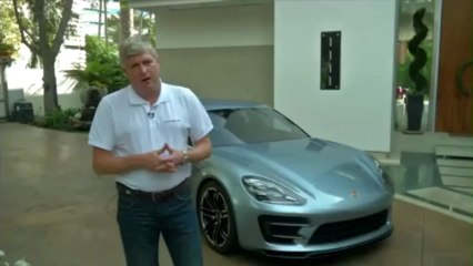 La Porsche Panamera Sport Turismo sur la route