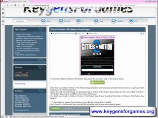 Free Cities in Motion 2 The Modern Days cd-key codes