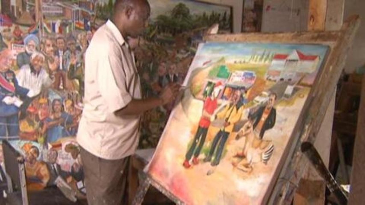 Europeans look to African art amid austerity
