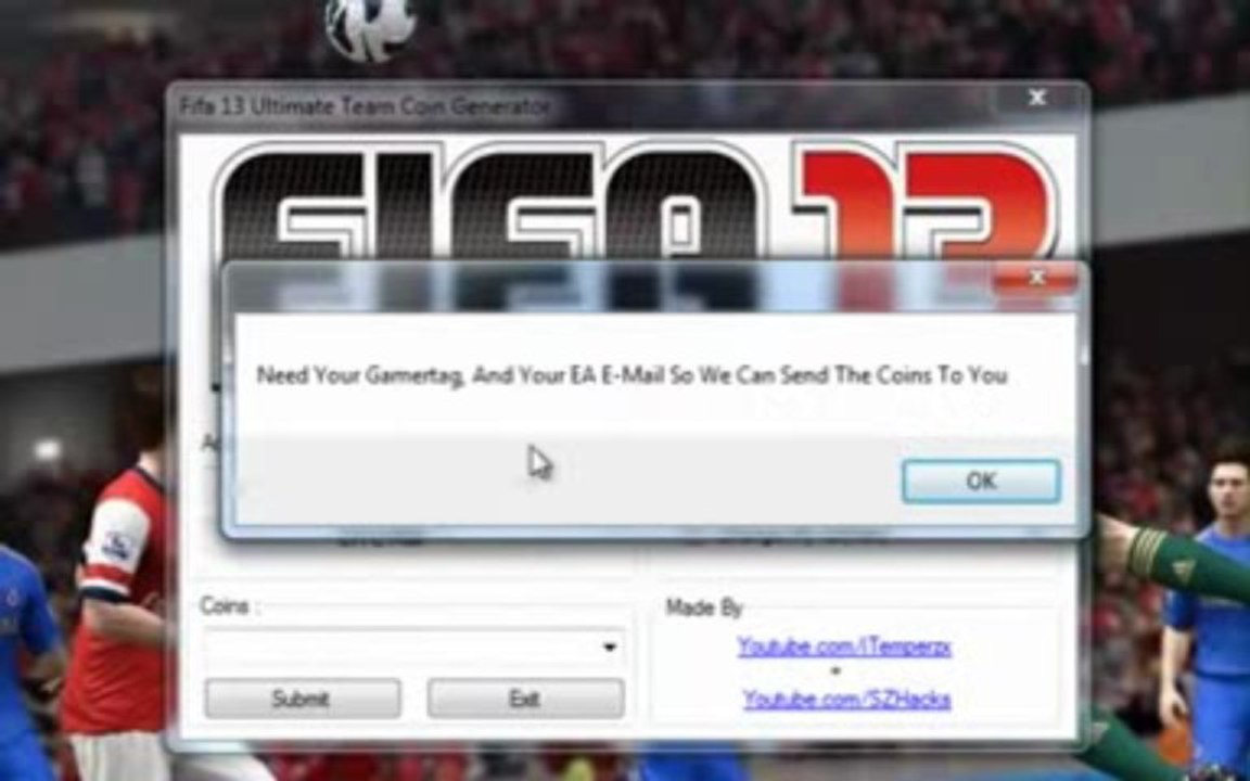 Fifa 13 Ultimate Team - Coin Generator for PS3_XBOX_PC [Working May 2013]