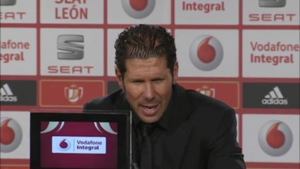 Simeone: "Ha sido una victoria extraordinaria"