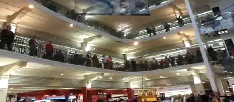 Flash mob Maitrise Reims - gospel Galeries Lafayette