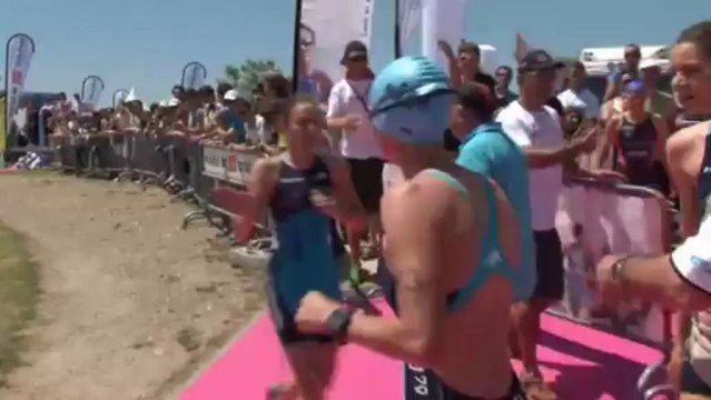 Resume Triathlon Toulouse Metropole 3eme étape Grand Prix Lyonnaise des Eaux.wmv