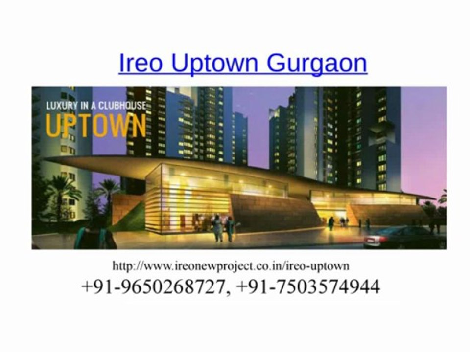 Ireo Corridors Gurgaon Call 9650268727