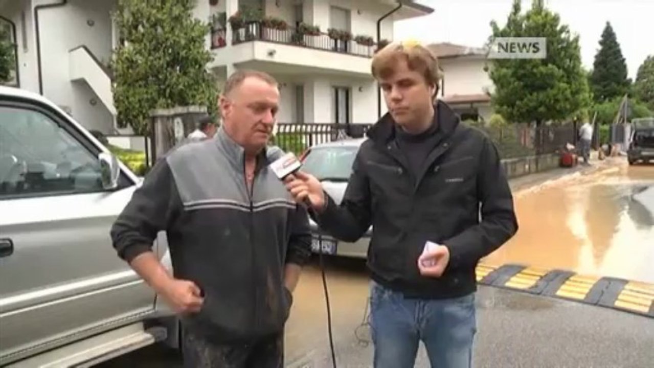UN MORTO SOTTO IL DILUVIO