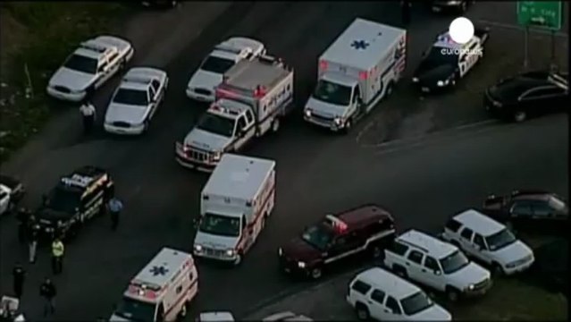 Trains collide in America