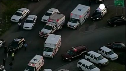 Trains collide in America