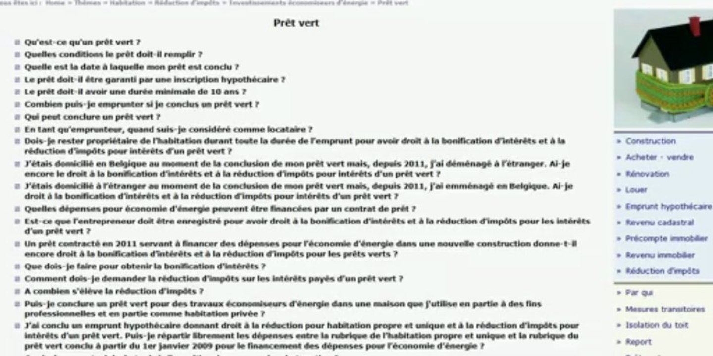 Crédit Vert éco-crédit éco-prêt Le financement belge à zéro pourcent