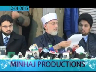 Political Analysis by Dr Tahir-ul-Qadri before Election 2013