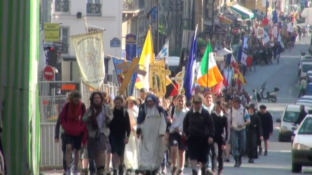 31e départ du pèlerinage de Chartres