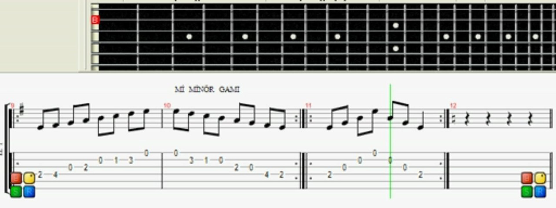 GİTAR  DERSİ  -  Minör  Gamlar - ( 0543 232 91 22 : Taci Hoca )