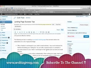 How To Create Links within Your Posts - SEO Biz Group