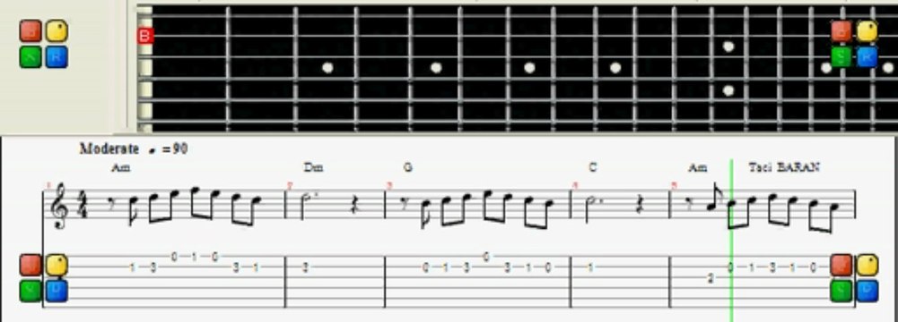 GİTAR DERSİ - Portofino - ( 0543 232 91 22 : Taci Hoca )