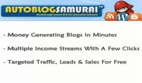 Auto Blog Samurai Software Suite *$15k Cash Prizes* By Paul Ponna | Auto Blog Samurai Software Suite