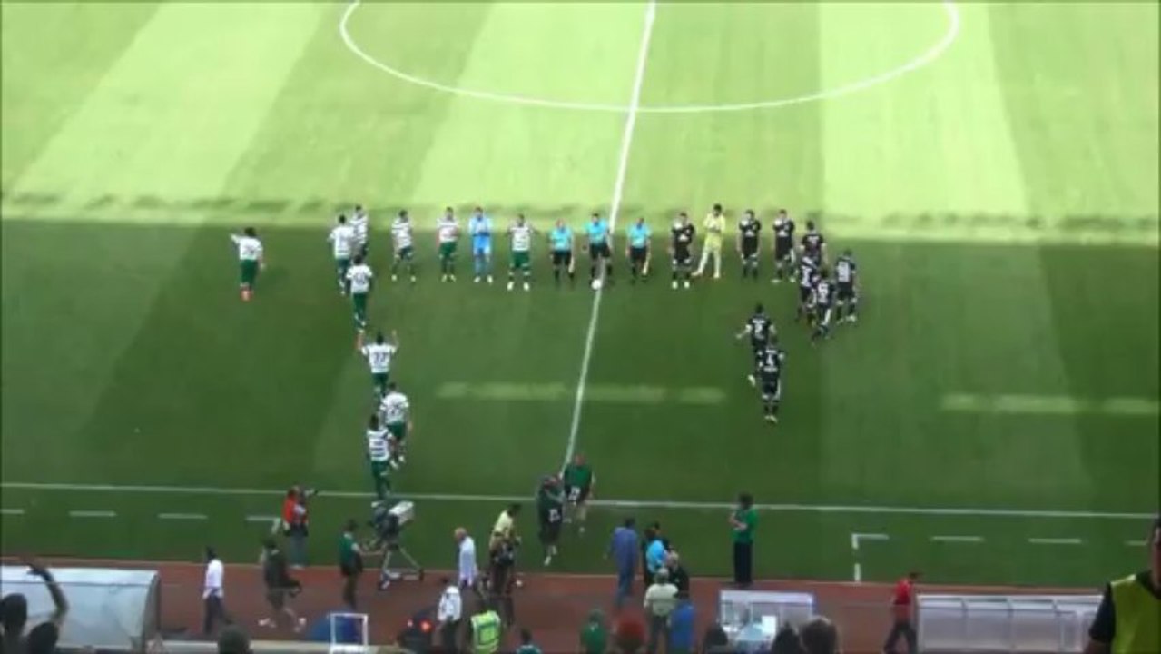 Ομόνοια-ΑΕΚ Είσοδος ομάδων 18/5/13