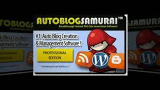 Auto Blog Samurai Software Suite *$15k Cash Prizes* By Paul Ponna | Auto Blog Samurai Software Suite *$15k Cash Prizes* By Paul Ponna