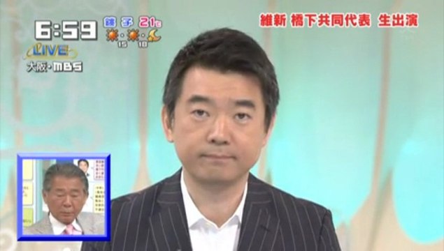 5/18 みのもんた　サタずば！に橋下市長出演