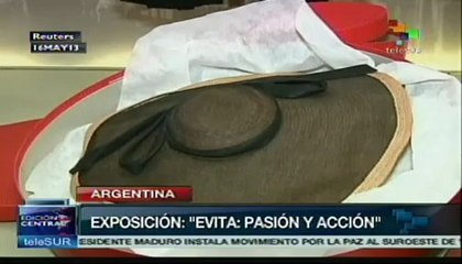 Exposición "Evita, pasión y acción" abrió sus puertas en Buenos Aires