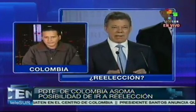 Juan Manuel Santos asoma posibilidad de reelección