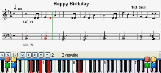 ORG  DERSİ  -  Happy Birthday - ( 0543 232 91 22 : Taci Hoca )