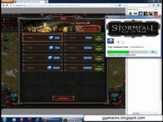 Stormfall Age of War hack 2013 Sapphires Generator