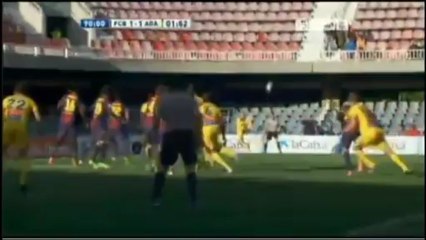 Barça B 1-1 Alcorcón (Gol de Laguardia) LIGA ADELANTE