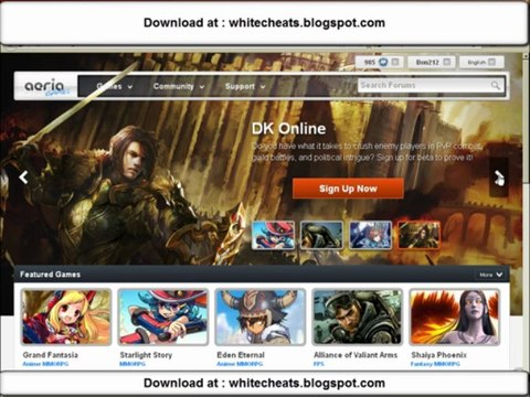 Aeria Hack : Aeria Points Generator