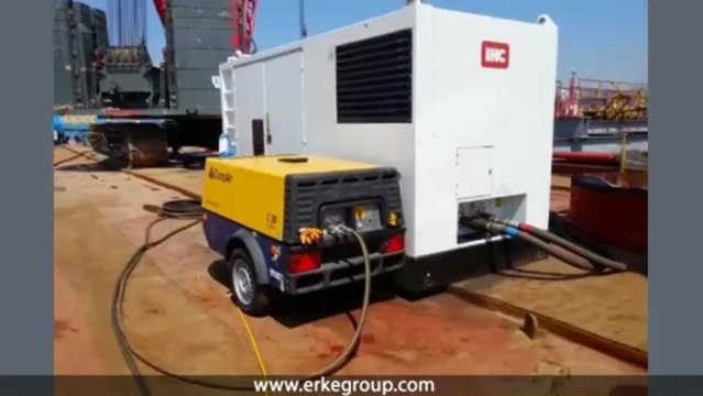 ERKE Dış Ticaret ltd., IHC S-280 Hydraulic Hammer & CompAir C-30 Diesel Portable Compressor - STFA