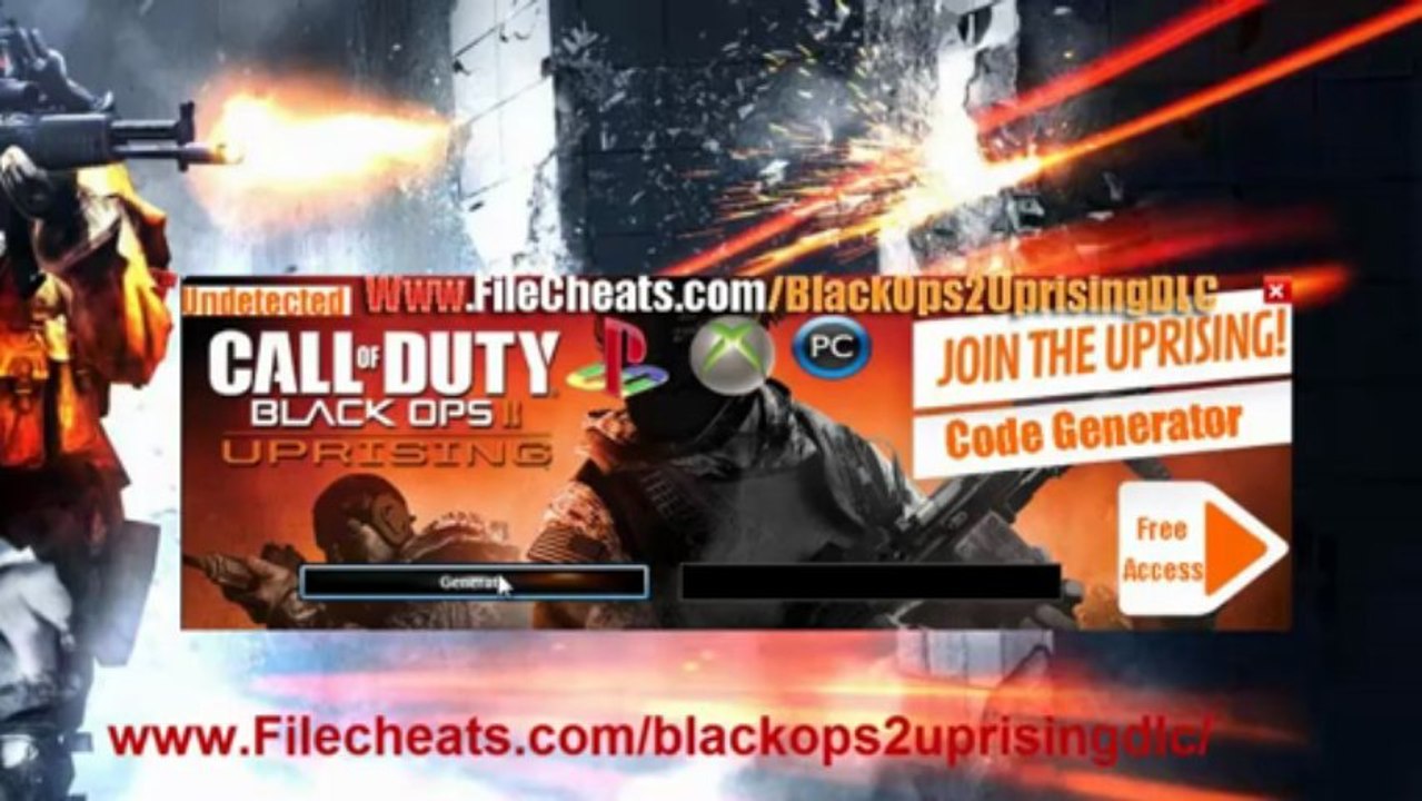 Get Free Black ops 2 Uprising Dlc  Redeem Codes