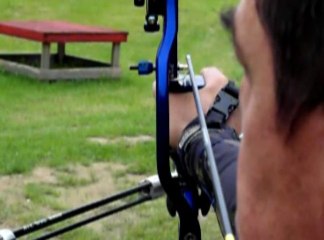 tir à l'arc, slow motion, départ de flèche 2