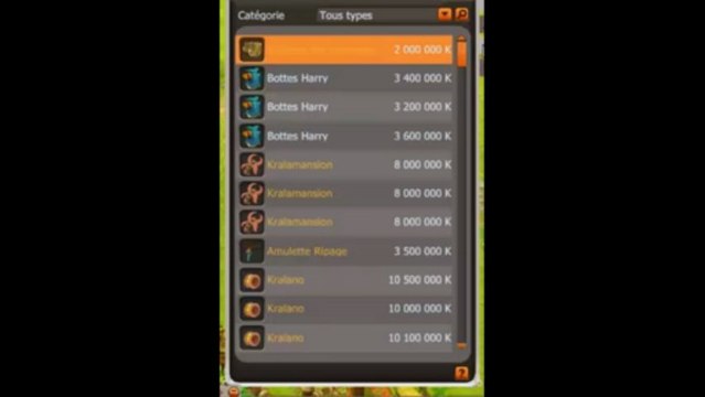 Mes stuffs Dofus sous 1.29 (avant la 2.0)